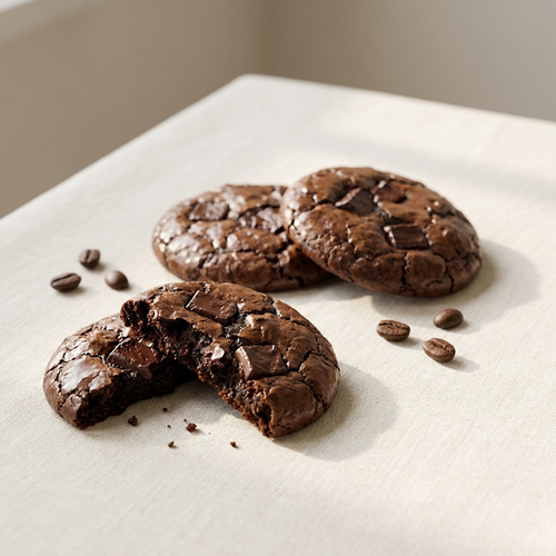 Double espresso chocolate cookies
