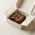 Gift box of fudgy brownies